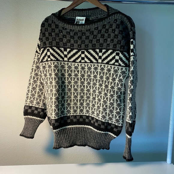 Runox Sweater Made In Denmark pure wool - Amazing - Picture 2 of 16